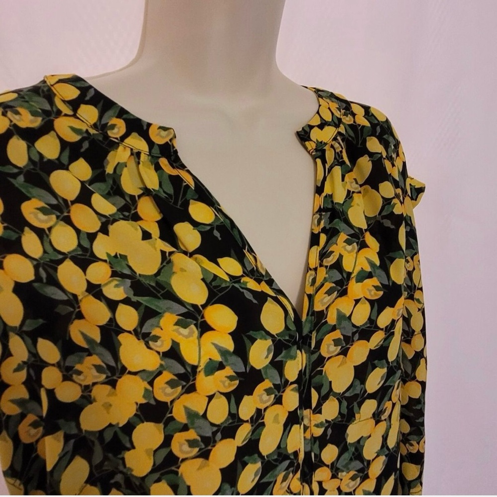 Philosophy Lemon Print Blouse